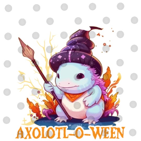 Axolotl Halloween Trick Or Treat Amphibian Axolotl Digital Files