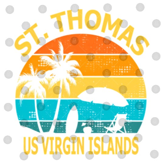 Travel St Thomas Us Virgin Islands Vacation Souven Digital Files