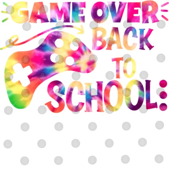 Game Over Back To School First Day Of School Digital Files