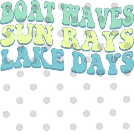 Boat Wave Sun Rays Lake Days Summer Beach Blue Digital Files