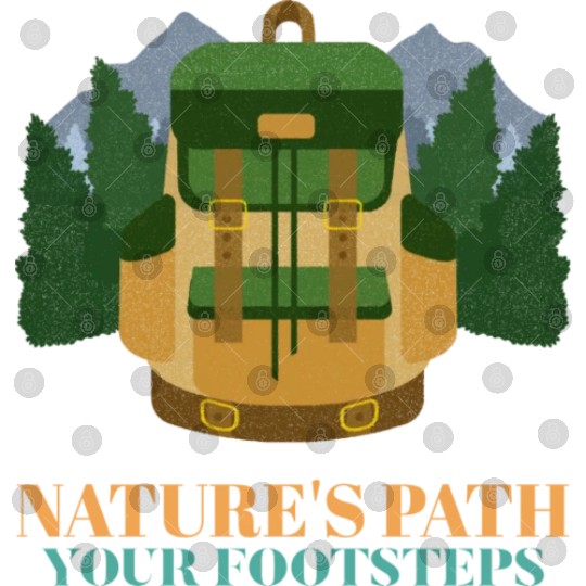 Nature's Path Your Footsteps Hiking Digital Files