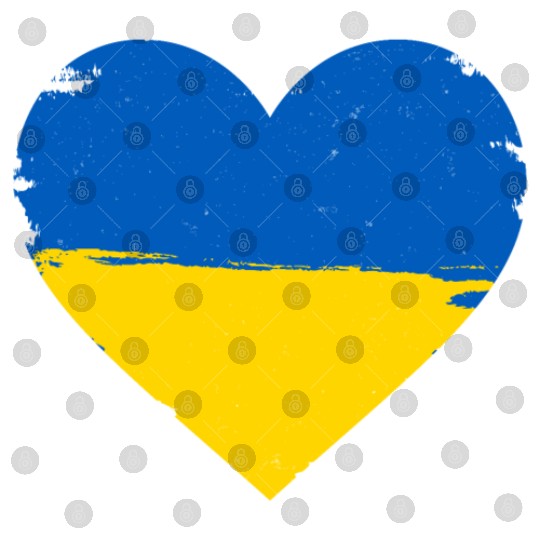Ukraine Flag Ukrainian Heart Digital Files
