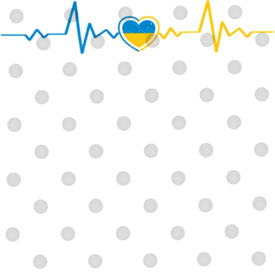 Ukrainian Flag Ukraine Heartbeat Ukrainian Herzsch Digital Files