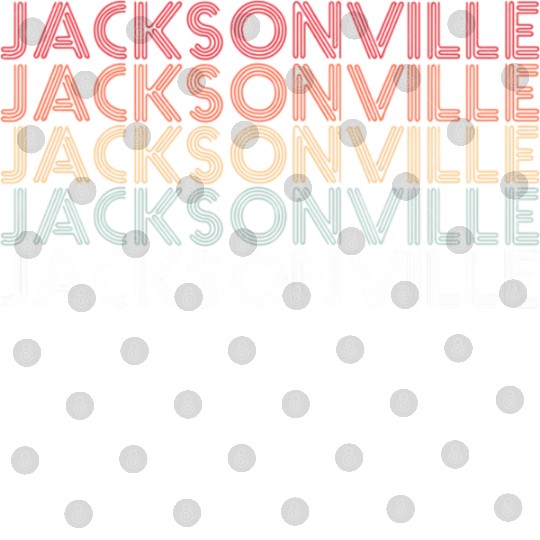 Jacksonville Florida Rainbow City Digital Files