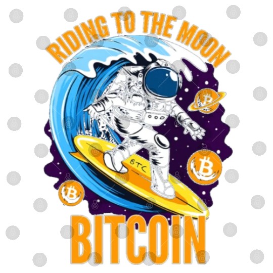 RIDING TO THE MOON- Bitcoin Digital Files