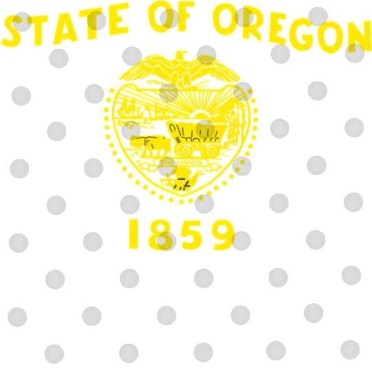 Blue Oregon Flag State Usa Digital Files