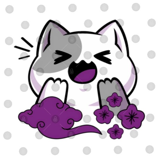 Asexual Subtle Ace Pride Anime And Cat Japanese Digital Files