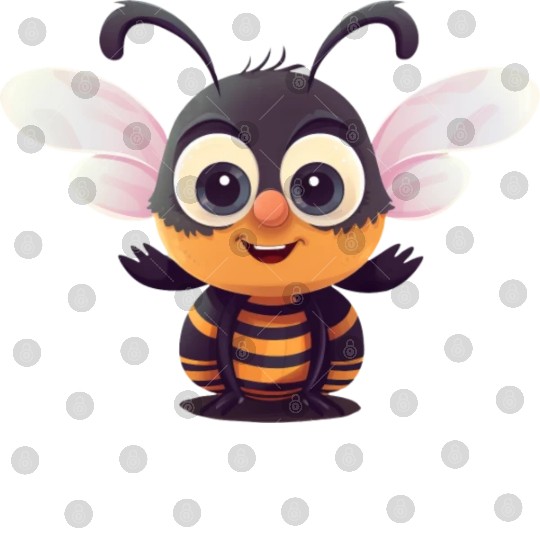 Cute Superhero Bee Bumblebee Wasp Digital Files