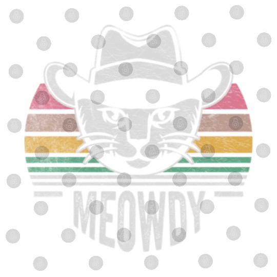 Mashup Between Meow And Howdy Cat Meme Cat Digital Files