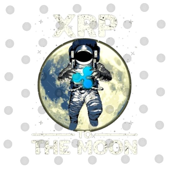 XRP Cryptocurrency-Crypto Astronaut-TO THE MOON Digital Files