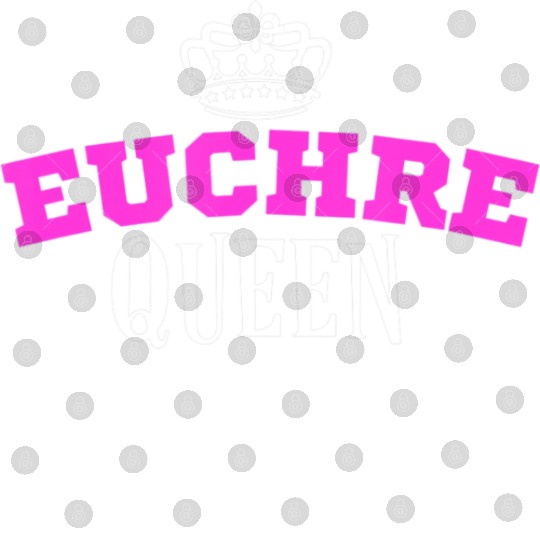 Euchre Card Game Queen Mom Gift Aunt Hearts Digital Files