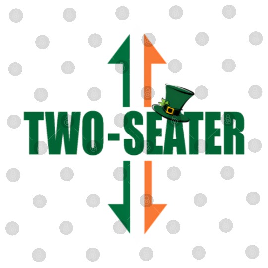 Irish Flag Two Seater Party-Trashy Humor Digital Files