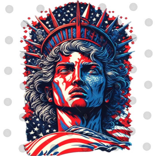 Statue of Liberty Face USA Digital Files
