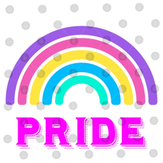 Prideful Rainbow Celebrating Pride Month Digital Files