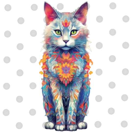 Cat Mandala Digital Files