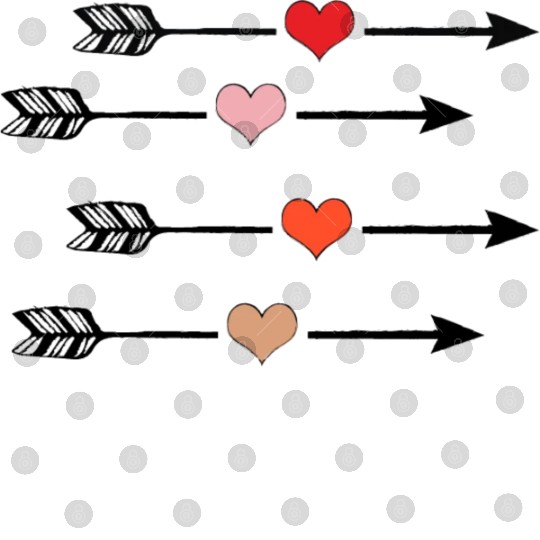 Valentine s Day Cupid Arrow Hearts Digital Files