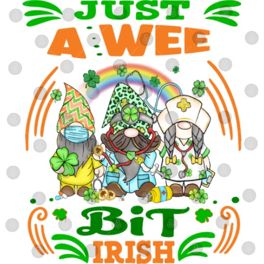 Just A Wee Bit Irish Frontliners Lover Idea Digital Files