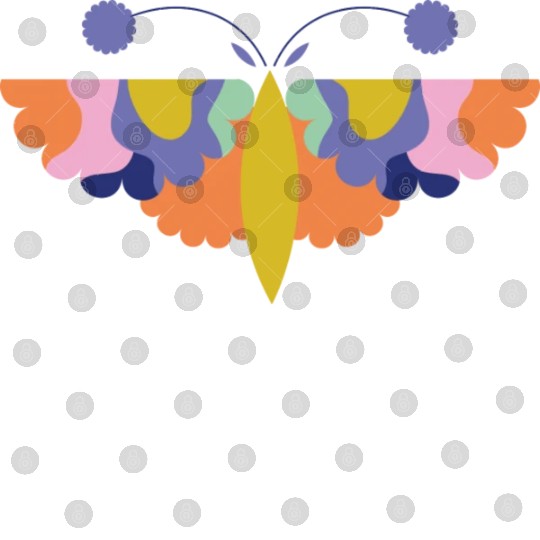 Colorful Happy Butterfly For Nature Lovers Digital Files
