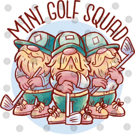 Mini Golf Gnomes Digital Files