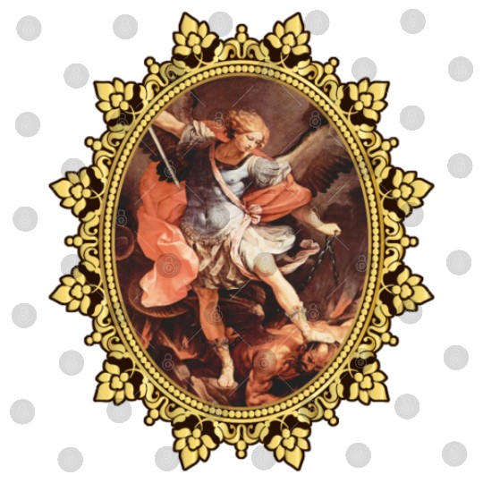 St. Michael the Archangel Icon Dragon Catholic Ang Digital Files