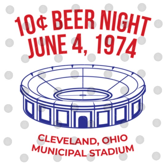 Cleveland Baseball 10 Cent Beer Night Digital Files