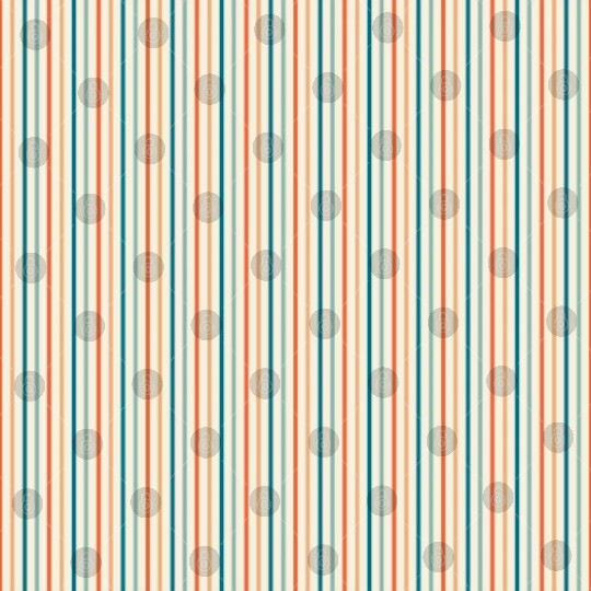 Orange Teal Stripes Digital Files