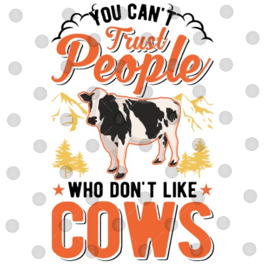 Cow Gift Farmer Cattle Breeder Cows Digital Files