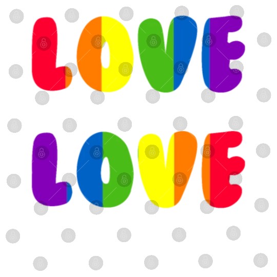Love Is Love Rainbow LGBTQ Gay Pride Love Is Love Digital Files