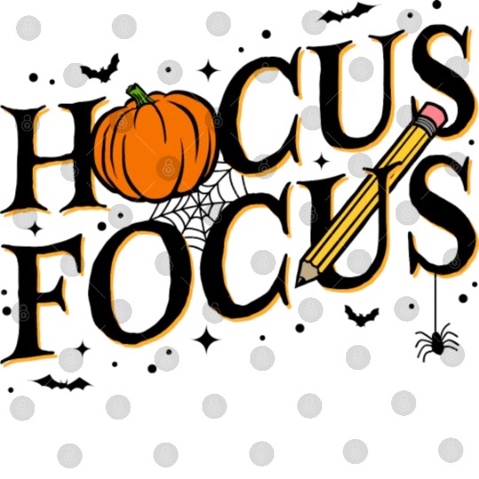 Funny Hocus Focus Teacher Appreciation Halloween Digital Files