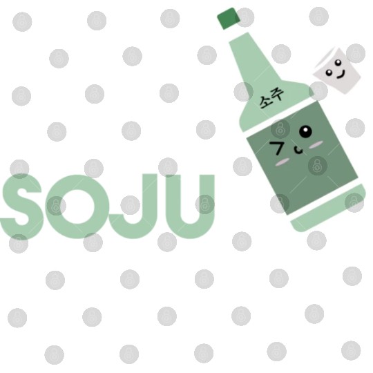 Eat Sleep Soju Repeat red summer quote Digital Files