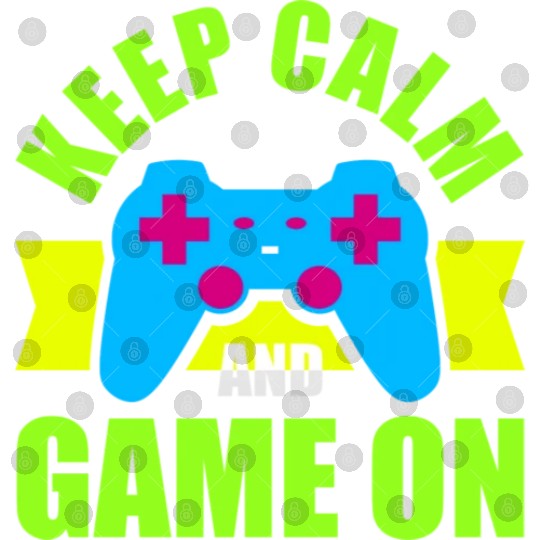 Keep Calm and Game On nostalgia Digital Files