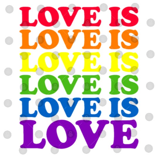 Love Is Love Rainbow LGBTQ Gay Pride Love Is Love Digital Files