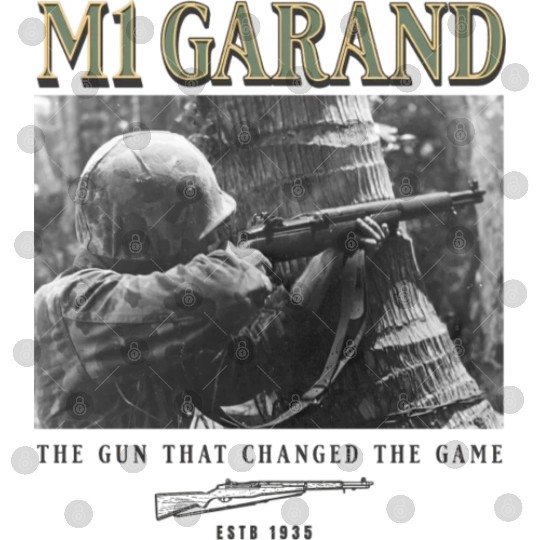 World War 2 Weapon M1 Garand Rifle Digital Files