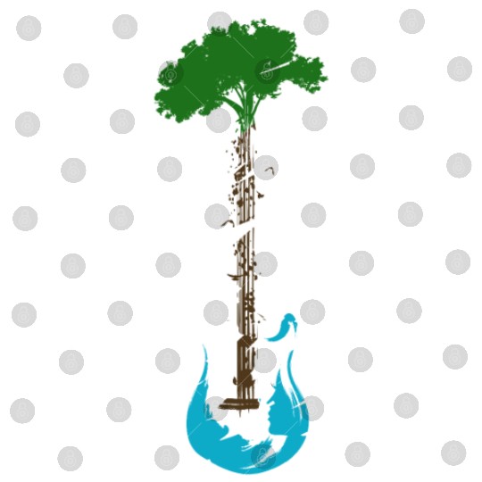 Guitar Nature Musician Earth Day Tree Guitarist Digital Files