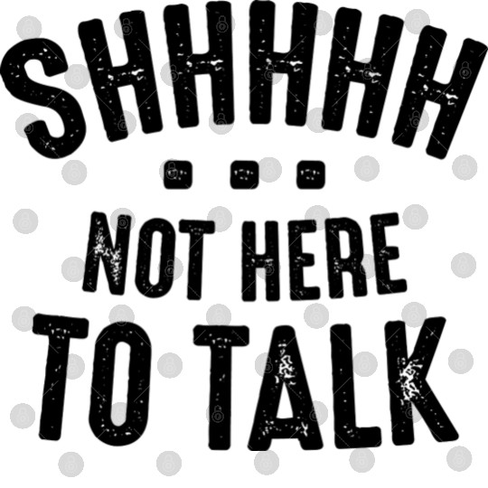 Dont Talk To Me green Digital Files