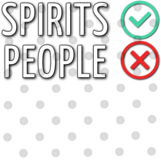Spirits Yes People No yellow Digital Files
