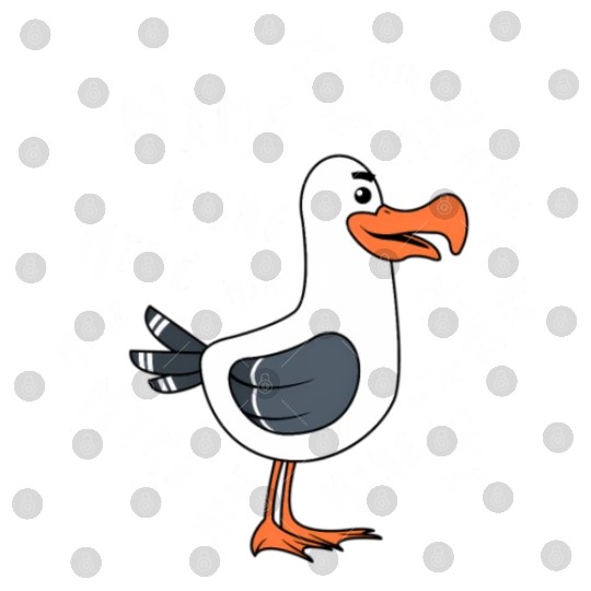 Mine Mine Mine Seagull Bird Beach Chicken Digital Files