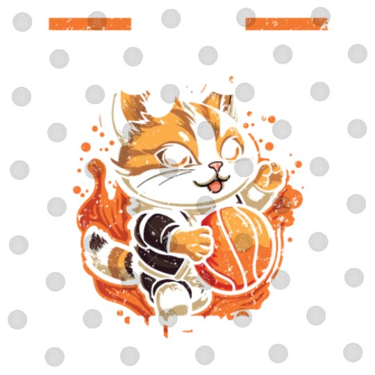 Basketball Cat Basketball Player I Love Basketball Digital Files