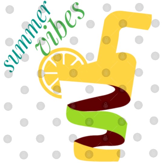 Cool lemon drink summer design Digital Files