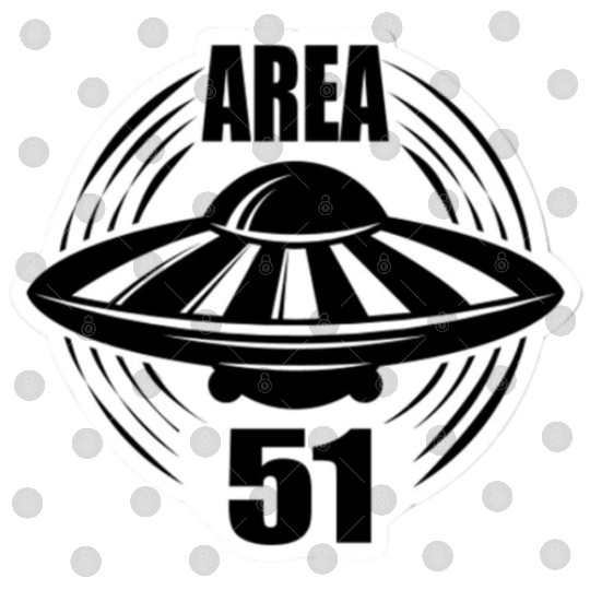 Area 51 Black Flying Saucer Digital Files