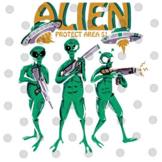 Protect Area 51 Aliens Digital Files