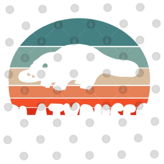 Girl Platypus Lover Illustration Animal Digital Files