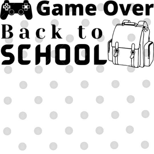 Game Over Back To School cool Digital Files