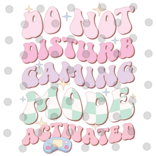 Do Not Disturb Gaming Mode Activated Digital Files