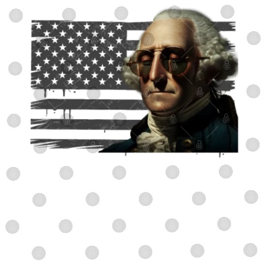 Merica George Washington Independence Day USA Digital Files