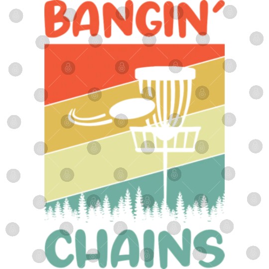 bangin chains disc golf nostalgia Digital Files