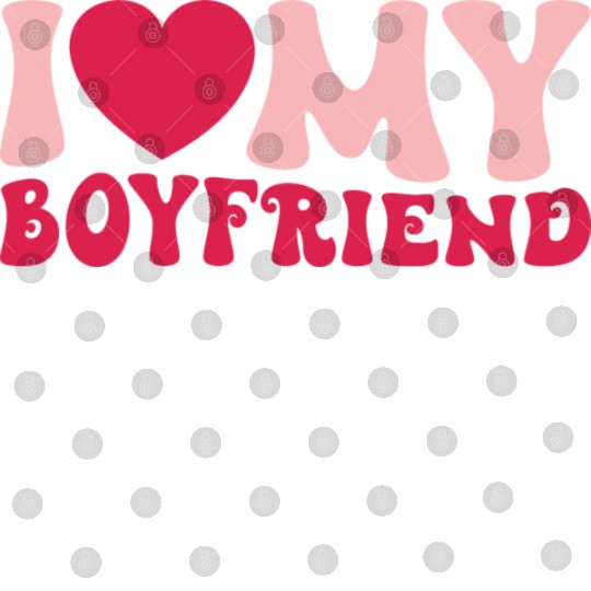 I love my boyfriend hipster yellow Digital Files