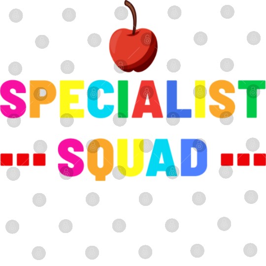 Specialist Squad Teacher Team Back To School cool Digital Files