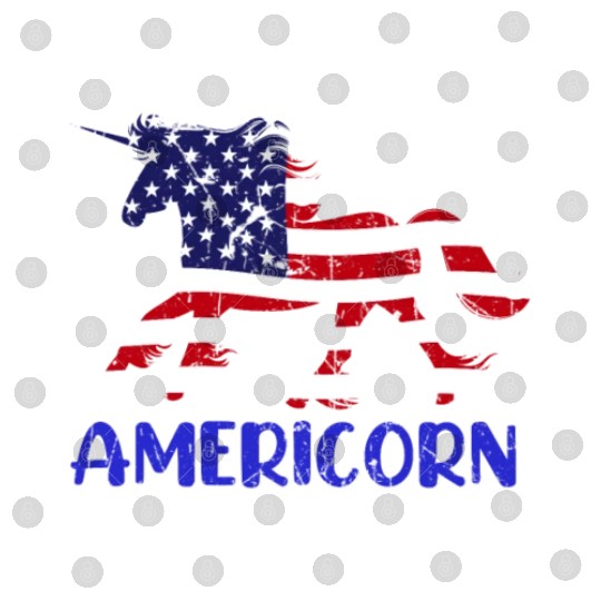 Americorn USA Unicorn Independence Day Party Digital Files