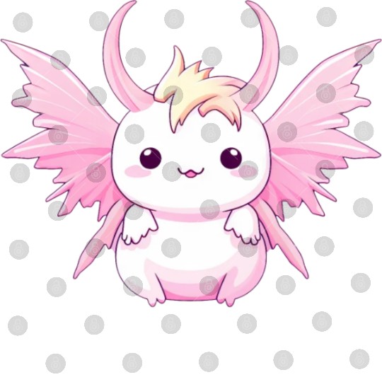 Axolotl Angel & Devil - Design with Horns and Wing Digital Files